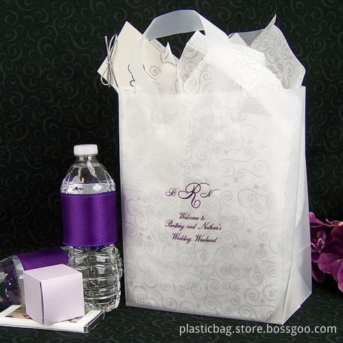 Matte Plastic Bags with Soft Handles